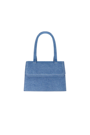 Mini denim bag - blue h5 