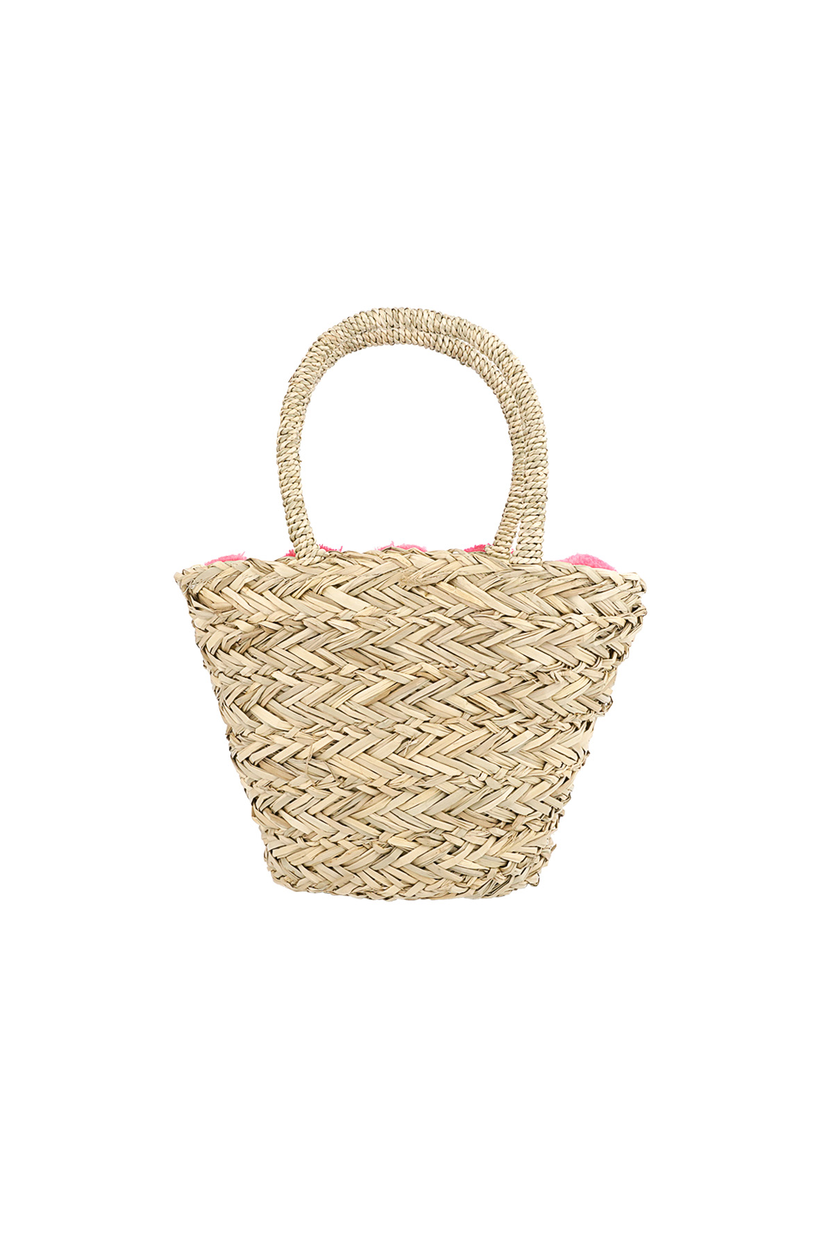 Beach bag with colorful dots - pink  h5 Picture4