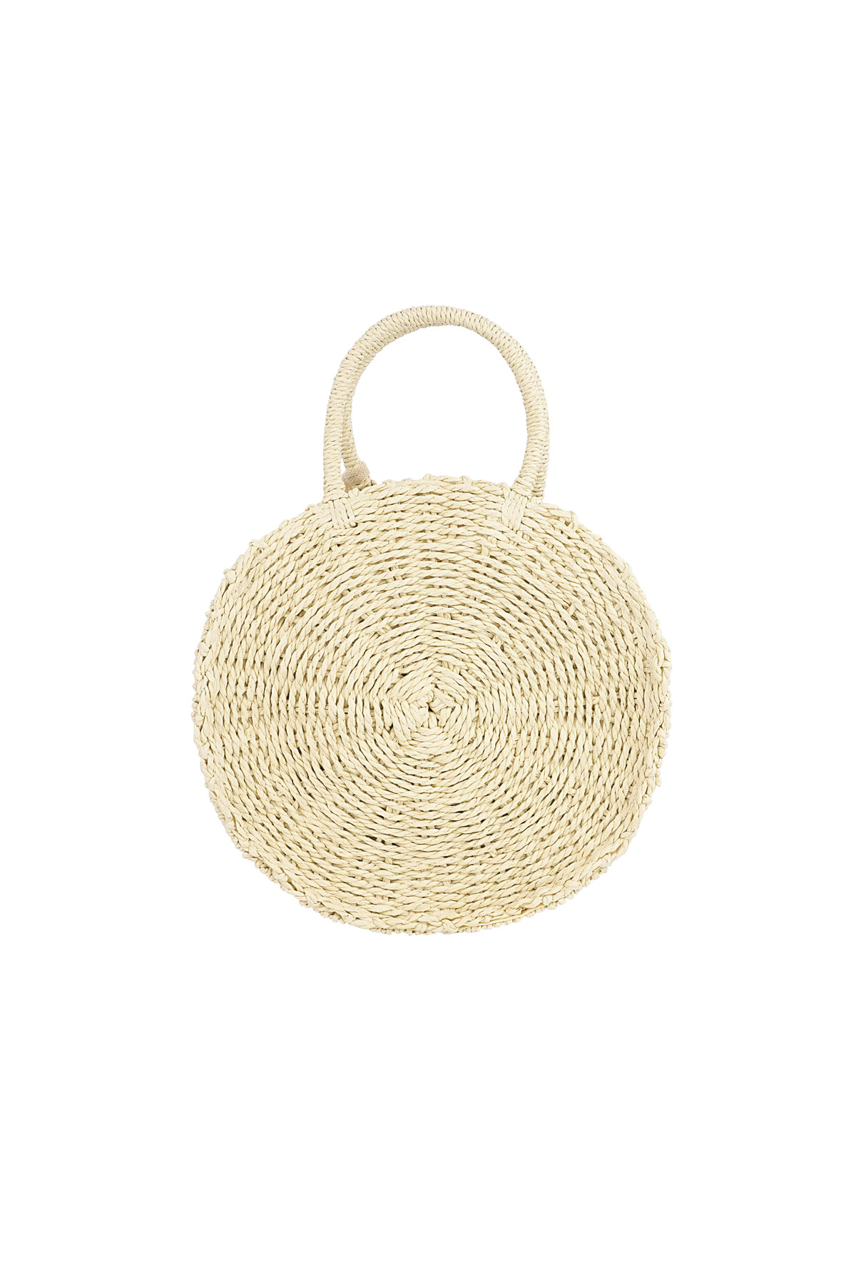 Round beach bag - off-white  h5 Picture5