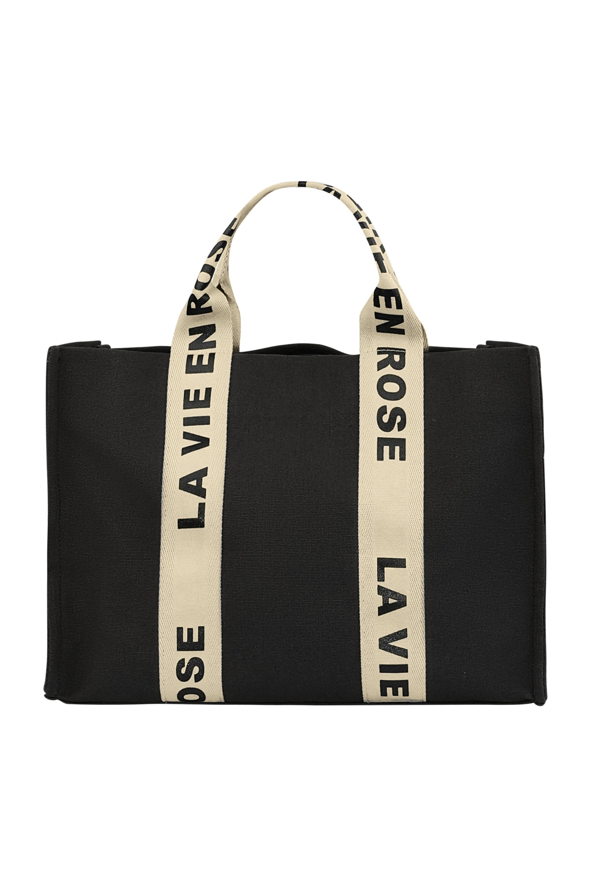 La vie en rose shopper - black h5 