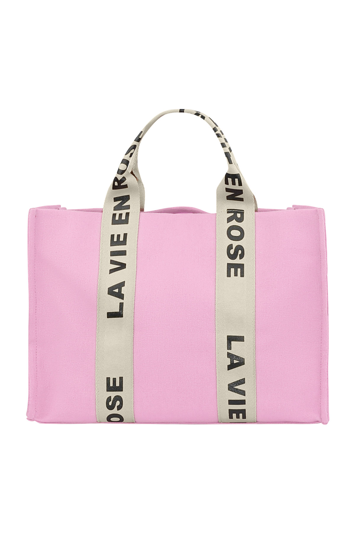 Bolso shopper La vie en rose - rosa h5 
