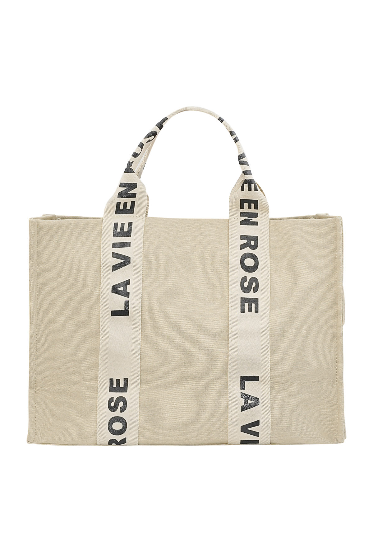 La vie en rose shopper - beige Afbeelding5