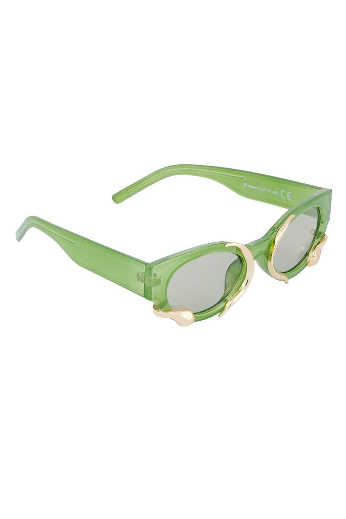 Schlangen-Sonnenbrille – grün  