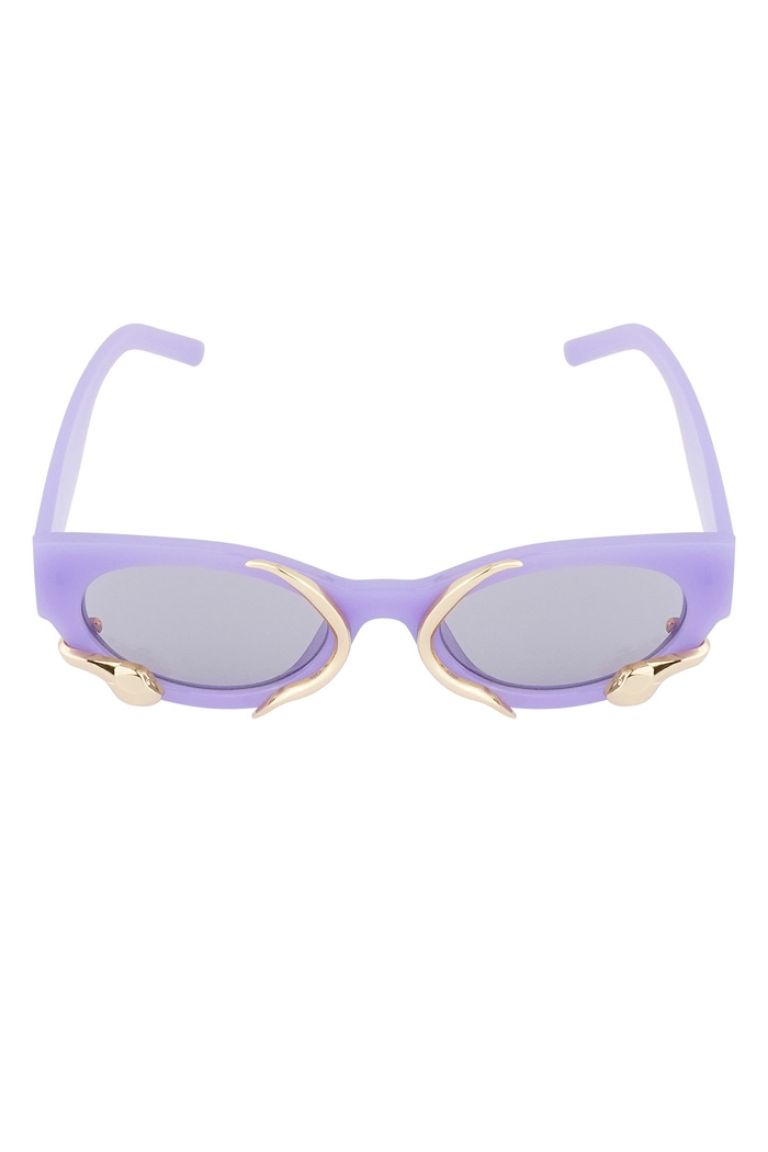 Gafas de sol con forma de serpiente - violeta Imagen5