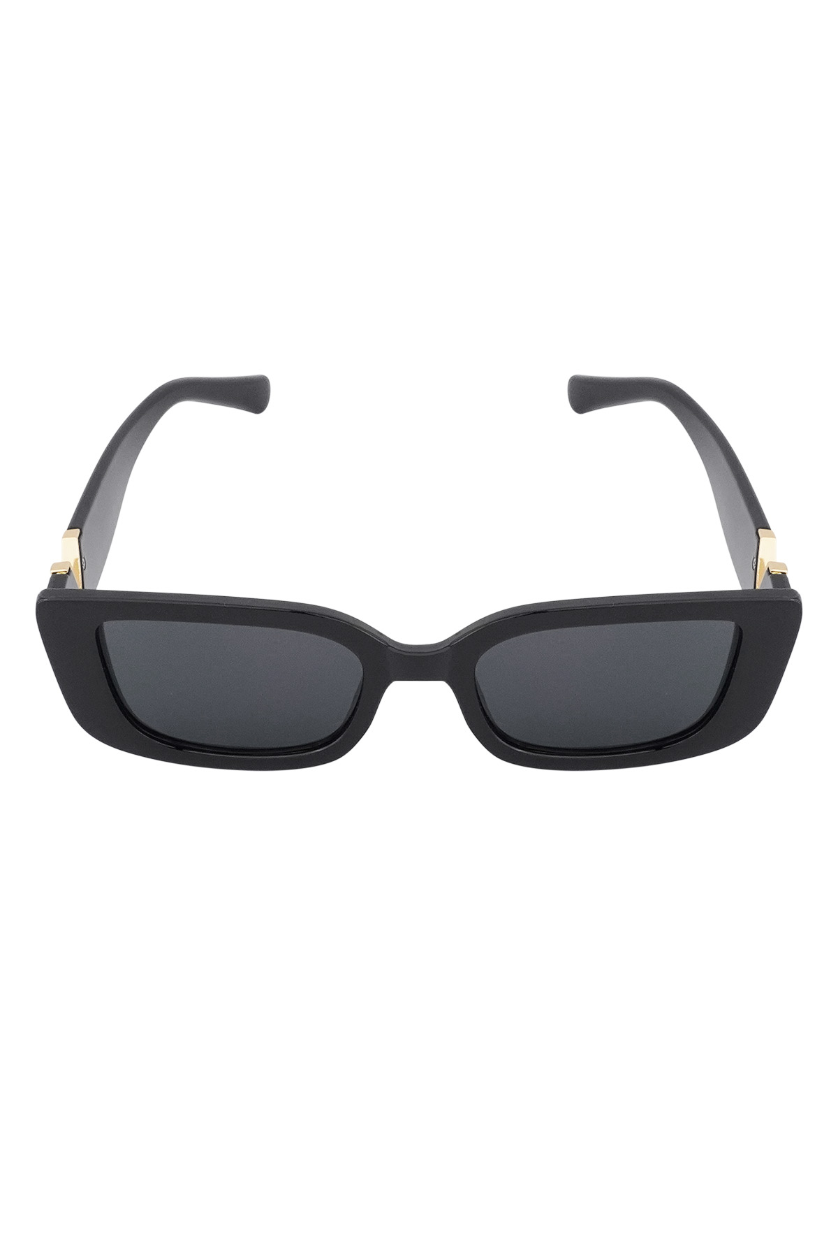 Klassische Sonnenbrille mit V – Schwarz Bild4