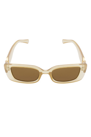 Classic sunglasses with v - beige h5 Picture4