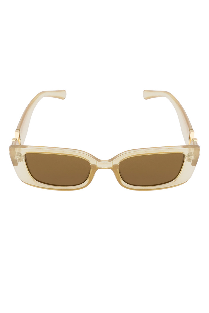 Classic sunglasses with v - beige Picture4