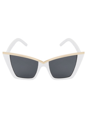 Gafas de sol elegantes - blanco  h5 Imagen4