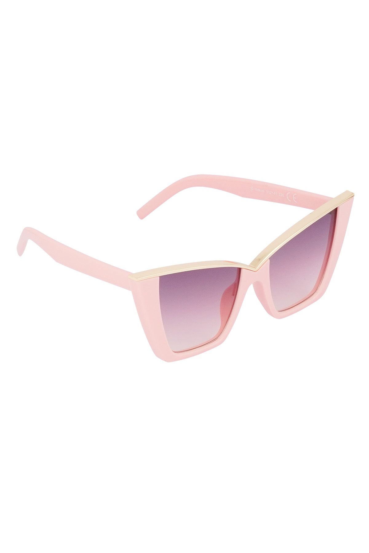 Chique zonnebril - roze  h5 