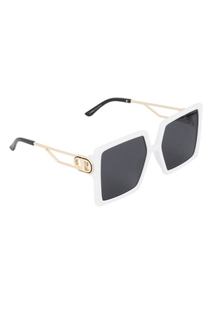 Summer statement sunglasses - white  h5 