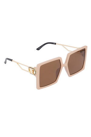 Summer statement sunglasses - beige  h5 