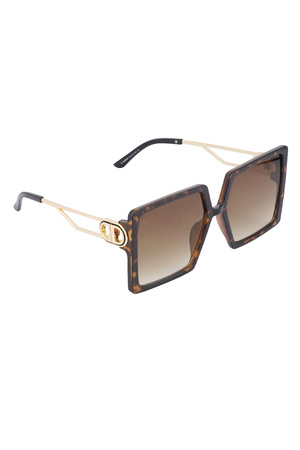 Summer statement sunglasses - brown  h5 
