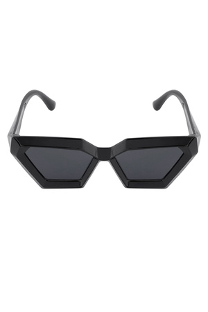 Eckige Sonnenbrille – schwarz h5 Bild5