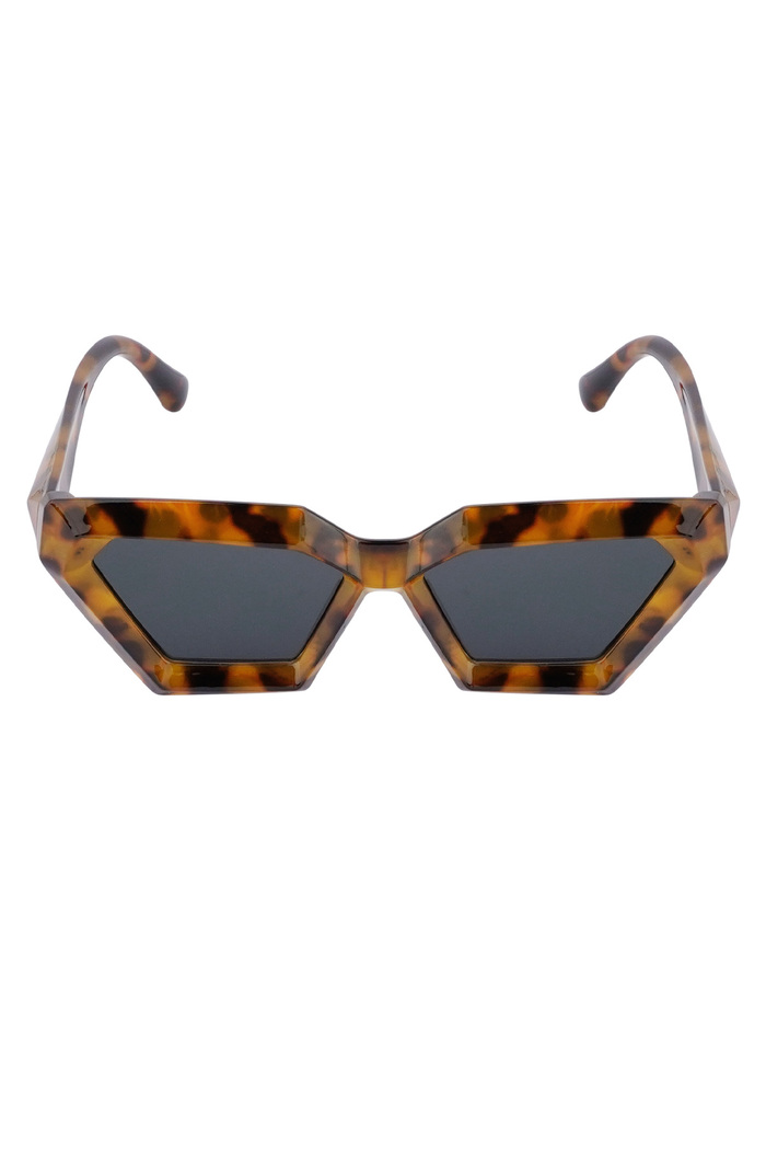 Angular sunglasses - brown  Picture5