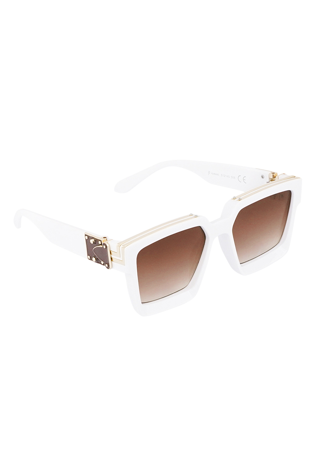 Parlatıcı parlak güneş gözlüğü - beyaz  h5 