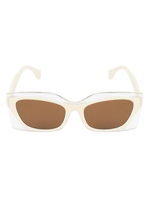 Gafas de sol con montura doble - off-white  h5 Imagen4
