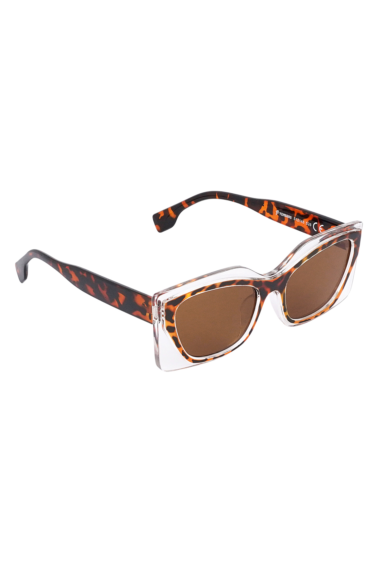 Double frame sunglasses - camel  h5 