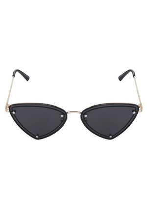 Retro party sunglasses - black gold h5 Picture4