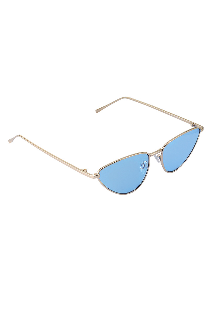 Sunglasses ready to shine - blue gold 