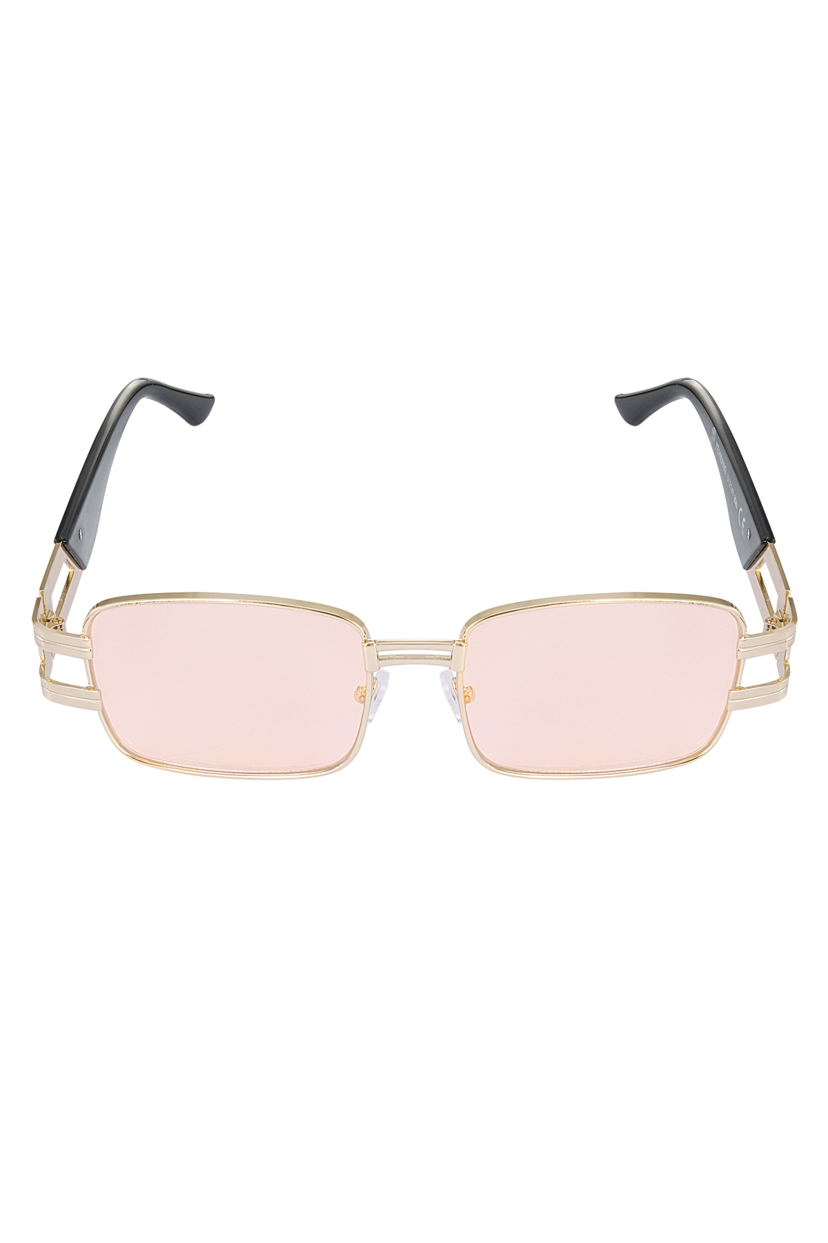 Sunglasses simple metal essential - pink gold h5 Picture4