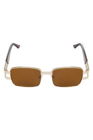 Sonnenbrille schlichtes Metall Essential - braun h5 Bild4