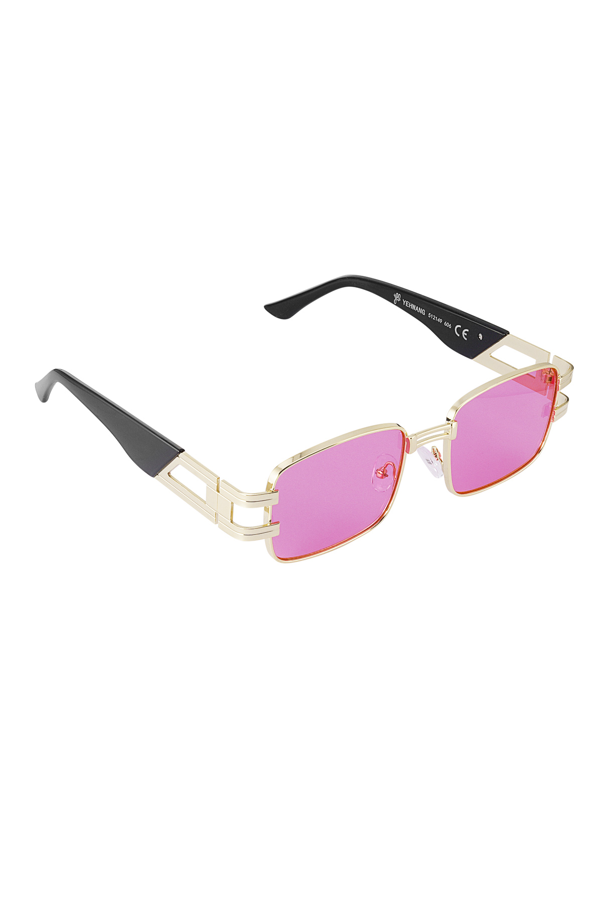 Sonnenbrille schlichtes Metall Essential - Fuchsia 2