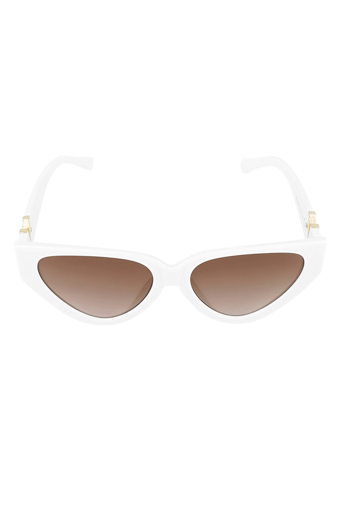 V statement sunglasses - white Picture4