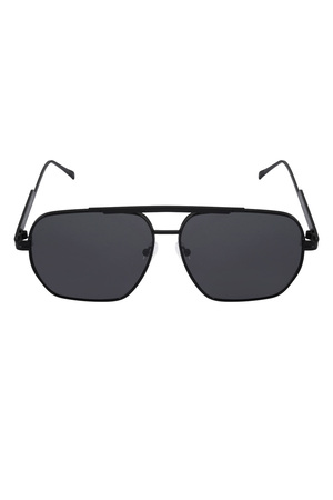 Metal yazlık güneş gözlüğü - Siyah h5 Resim4