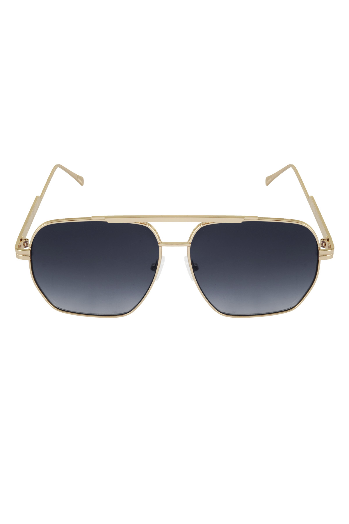 Metal summer sunglasses - Black and gold Picture4