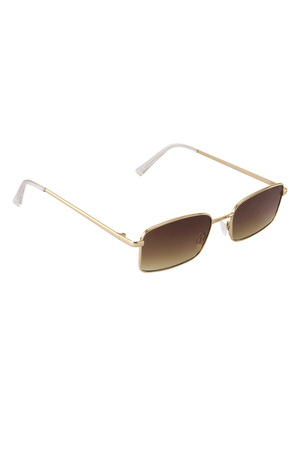 Sonnenbrille strahlender Blick - Kamel h5 
