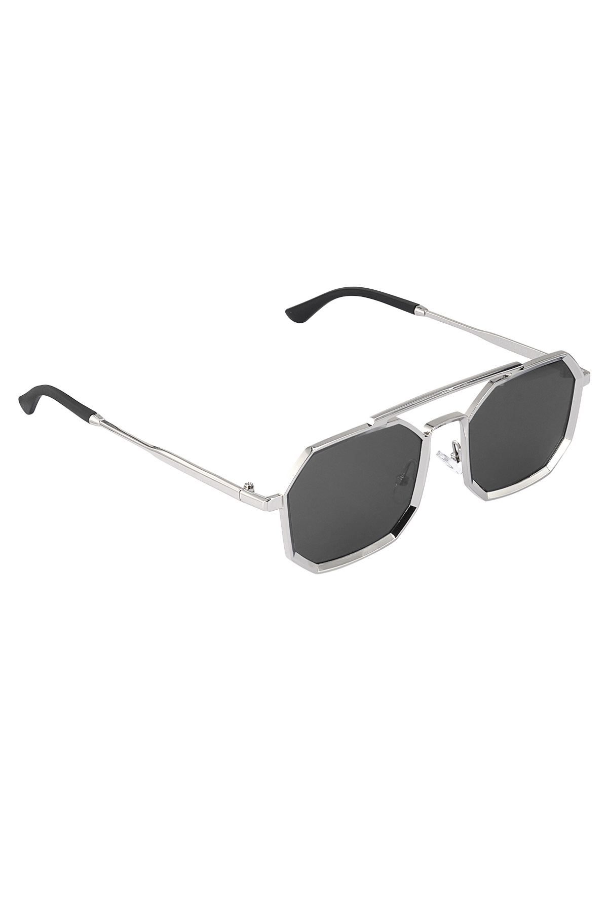 Sonnenbrille LuminLens - schwarz silber