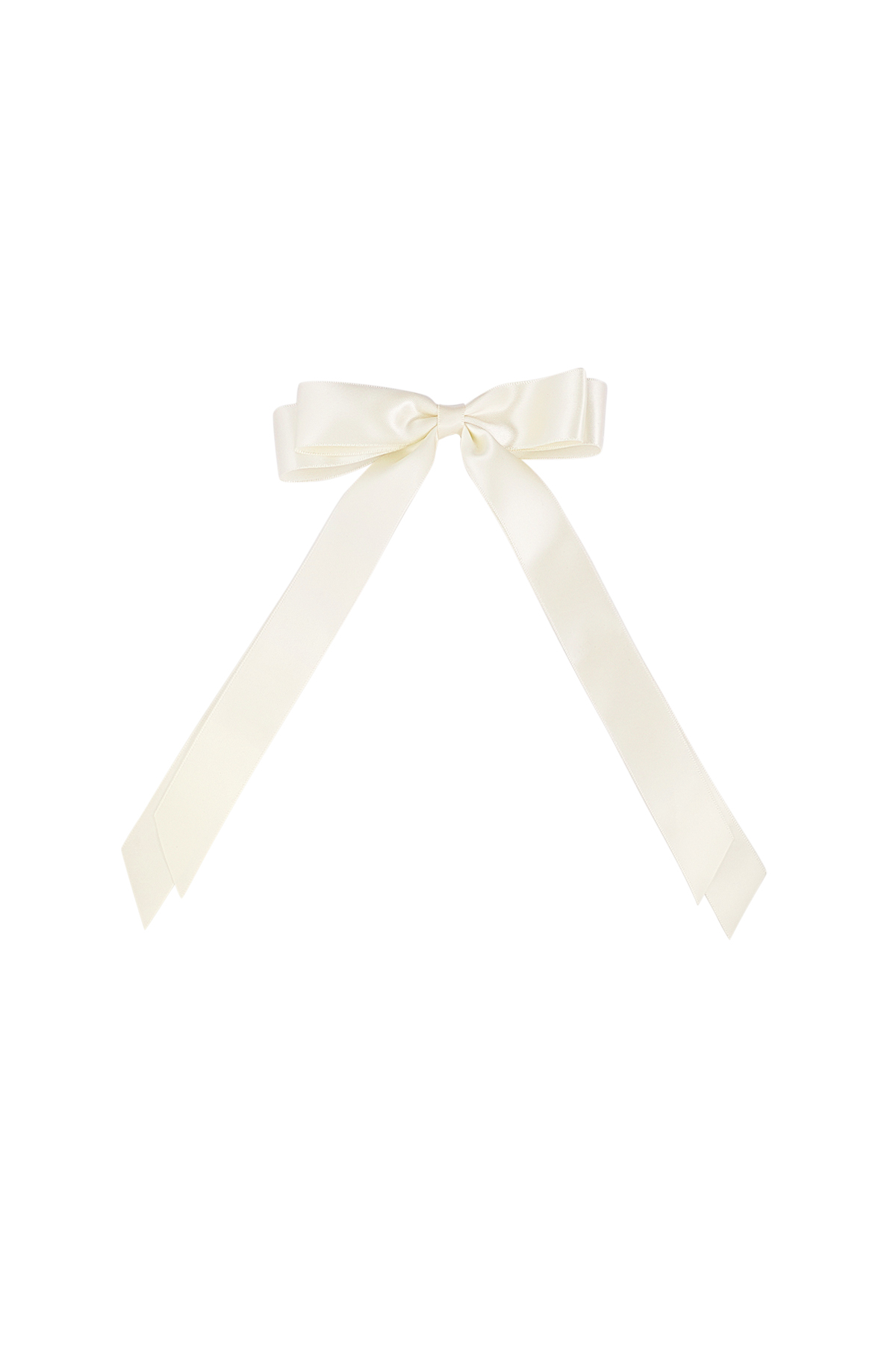 Cute hair bow - off white