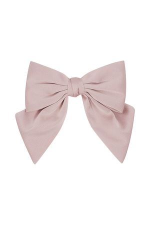 Simple hair bow - pink h5 