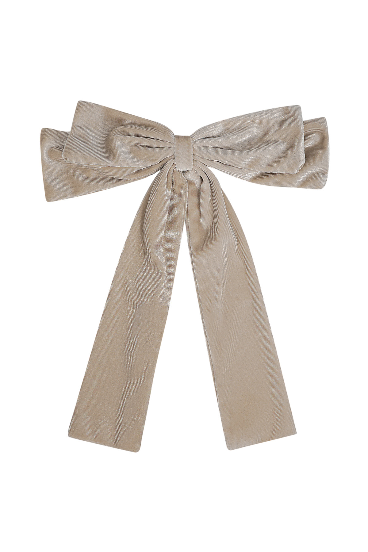 Cute hair bow - beige 2