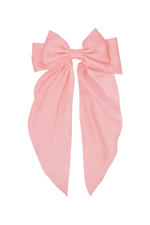 Large hair bow - pink h5 
