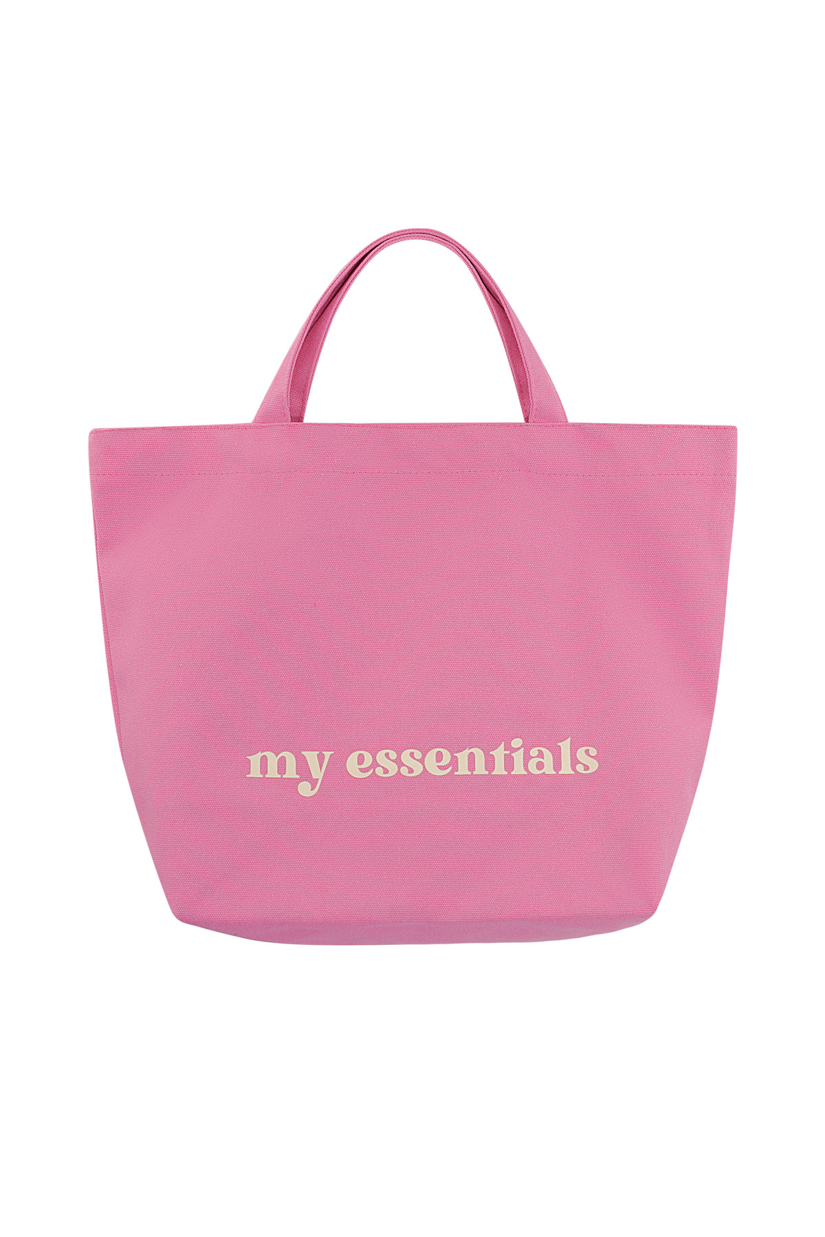 Canvas shopper my essentials - fuchsia 2