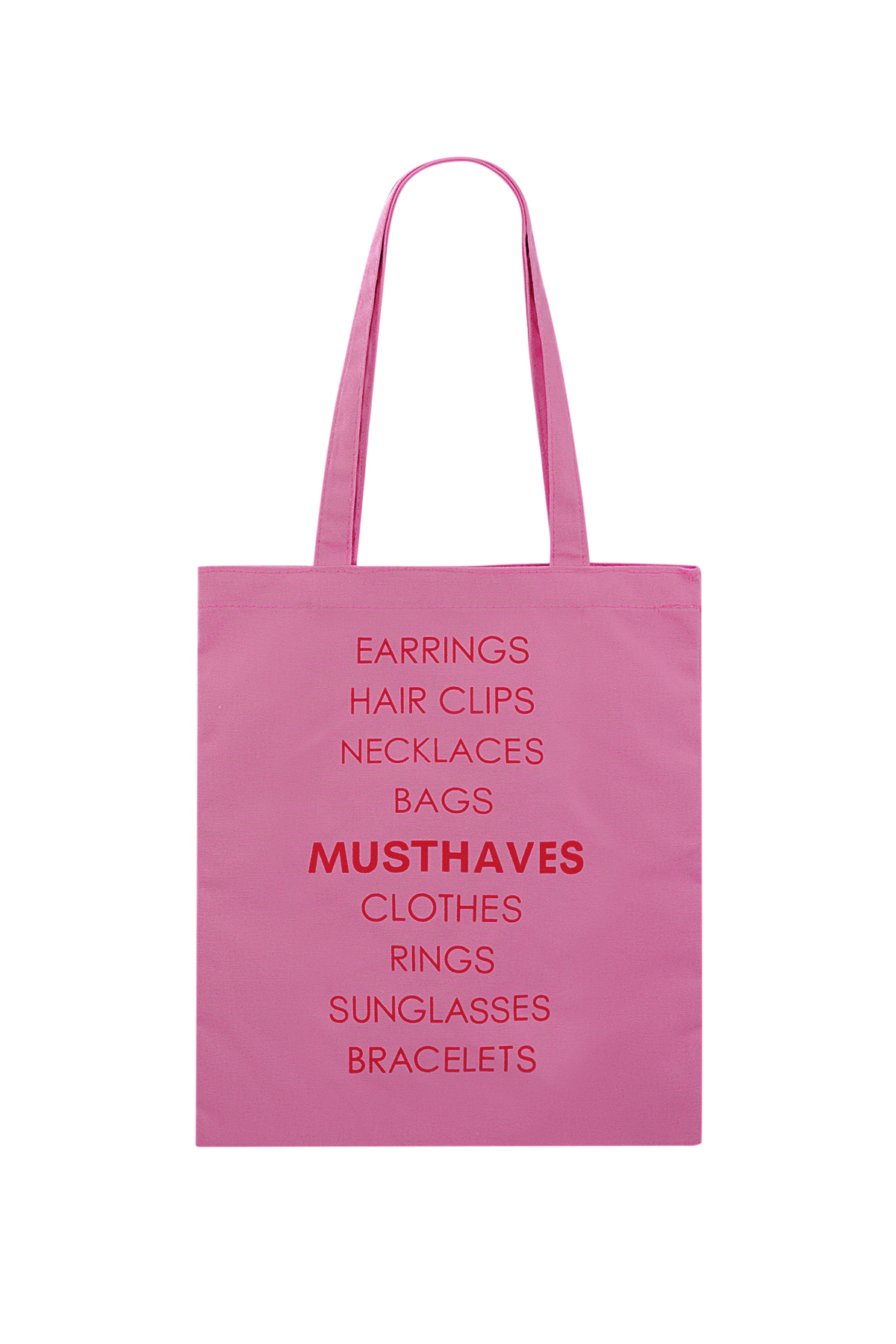 Canvas shopper yhwng musthaves - fuchsia