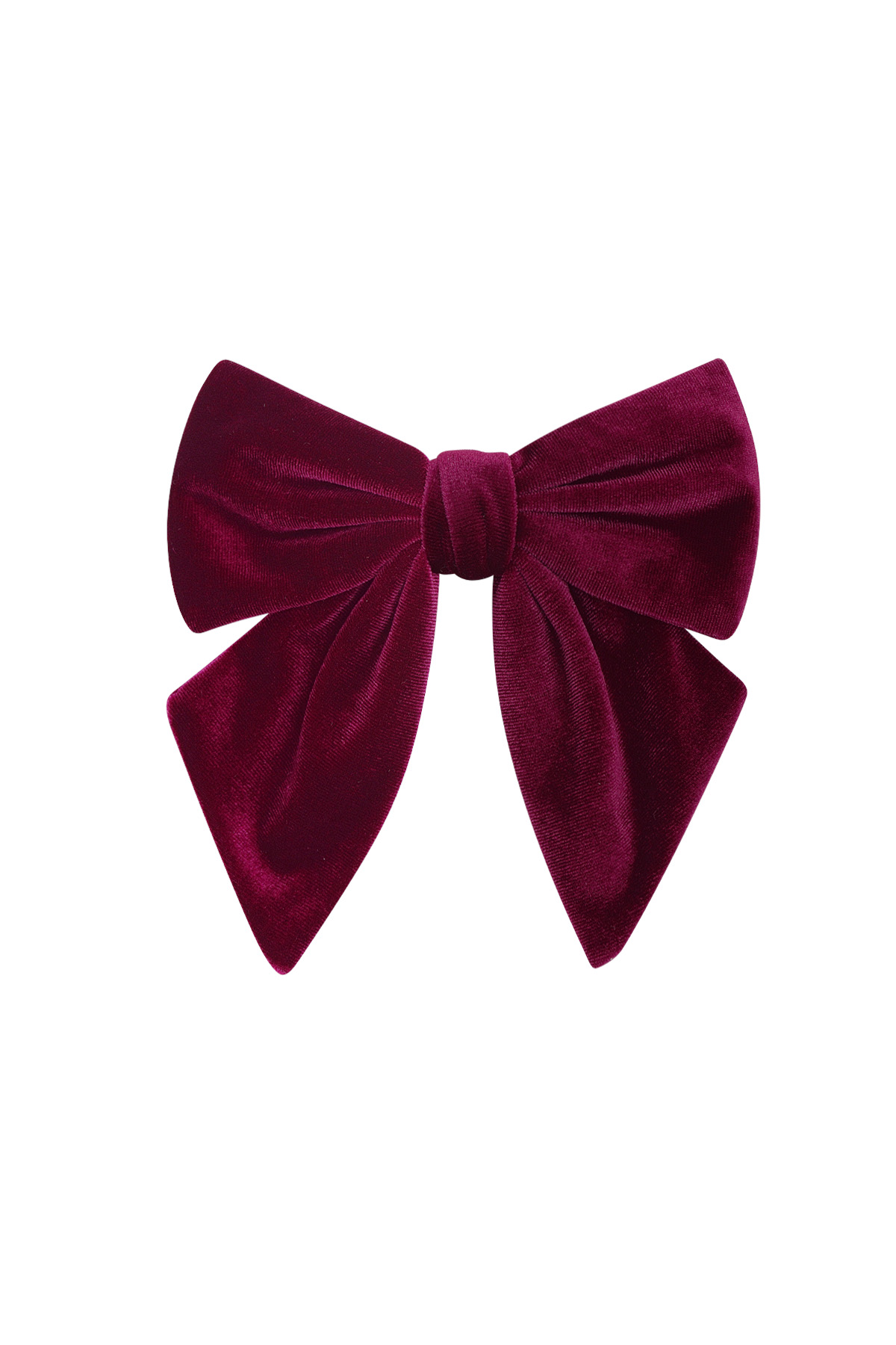 Short cute bow - wine red h5 