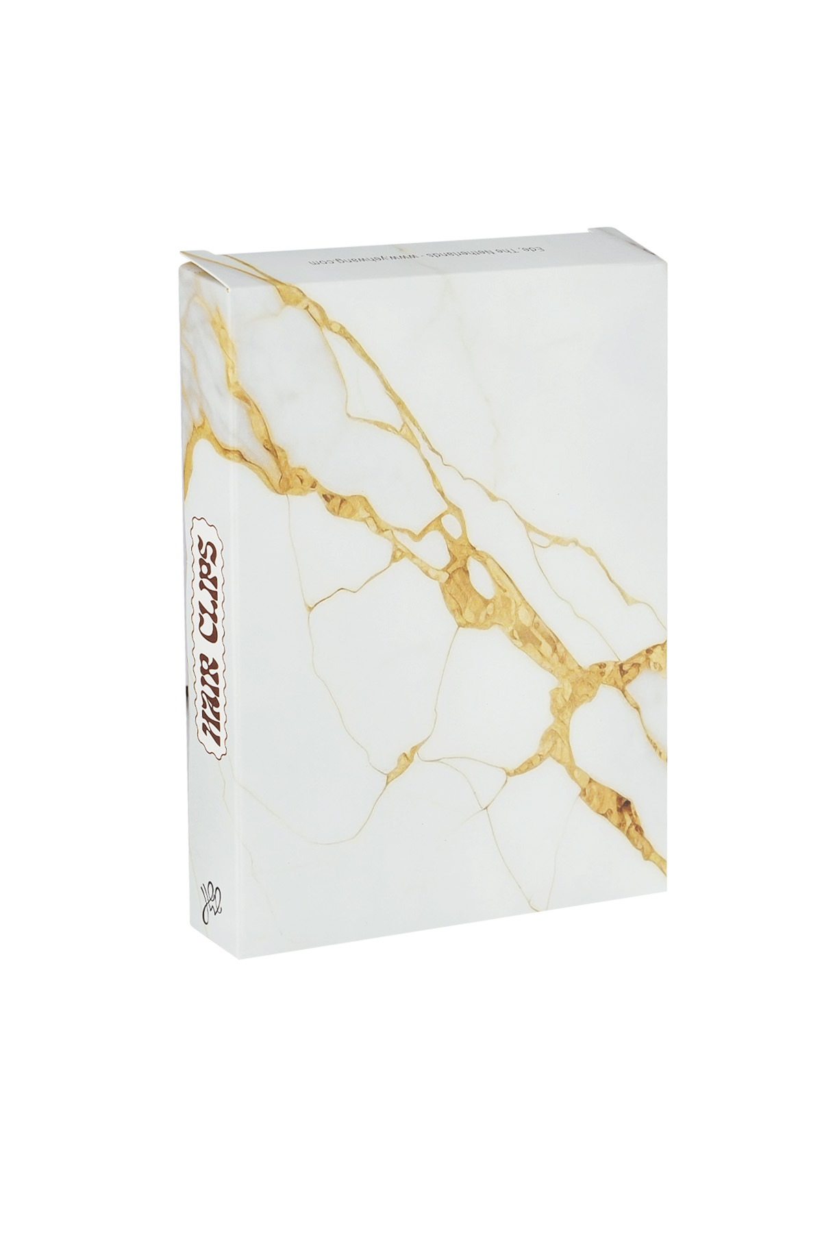 Haarspangenbox Marmor - gold silber h5 Bild3