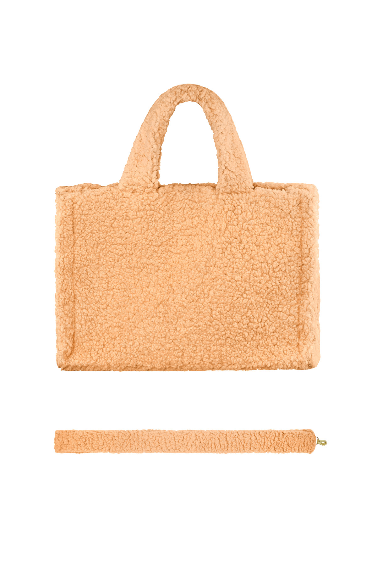 Fluffy teddy bag - Orange h5 