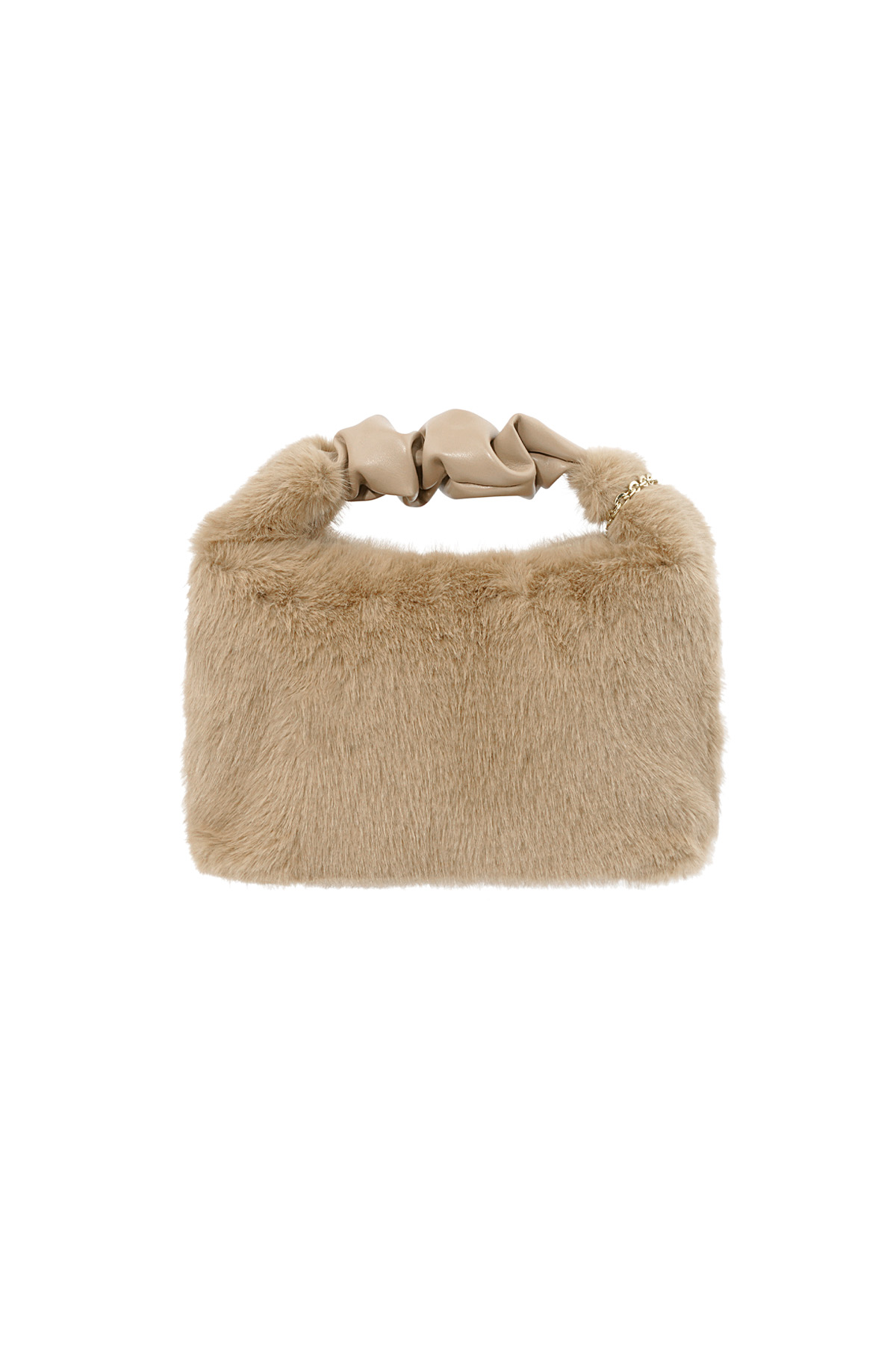 Sac en peluche doux - camel h5 Image6