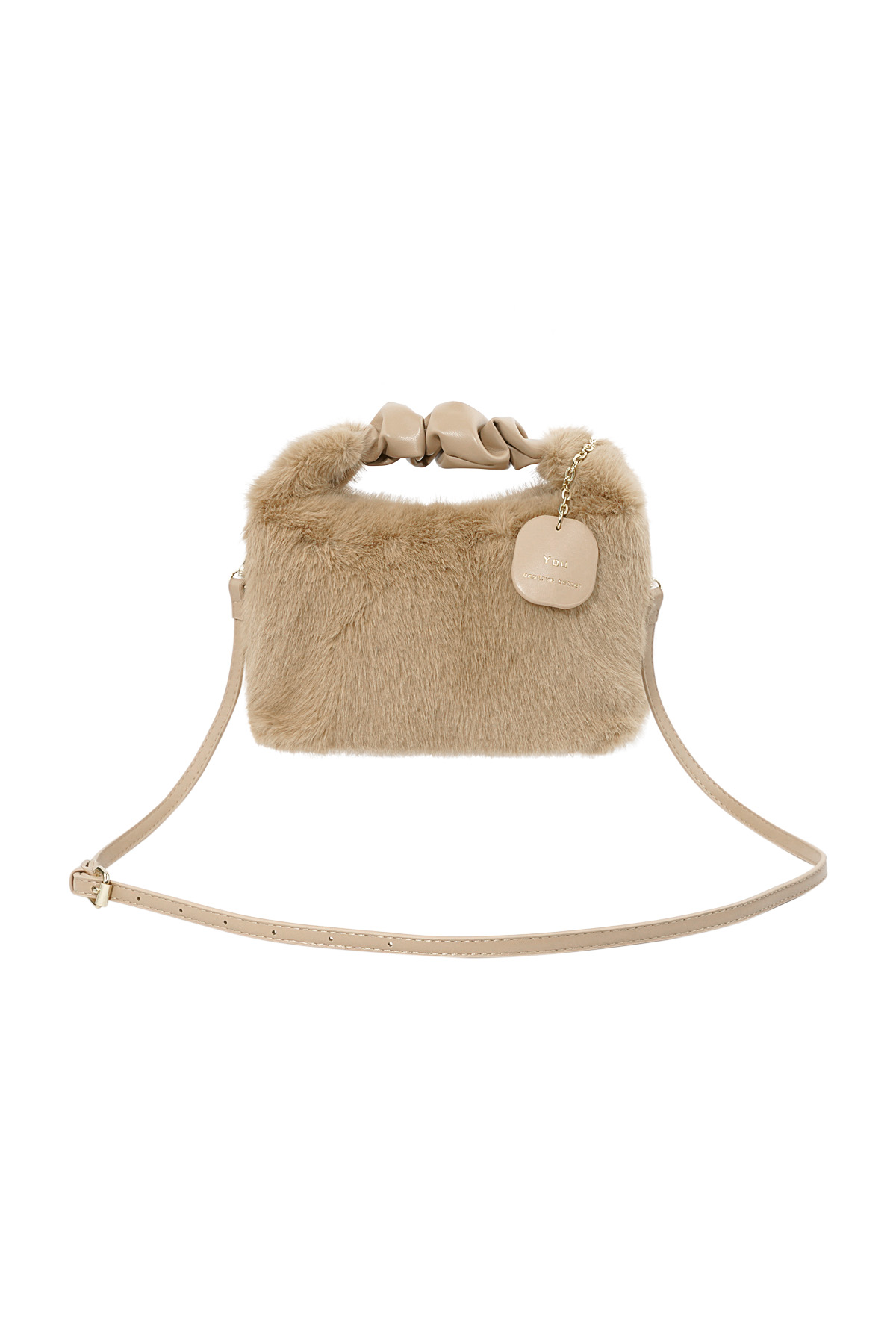 Gentle fluff tas - camel Afbeelding5