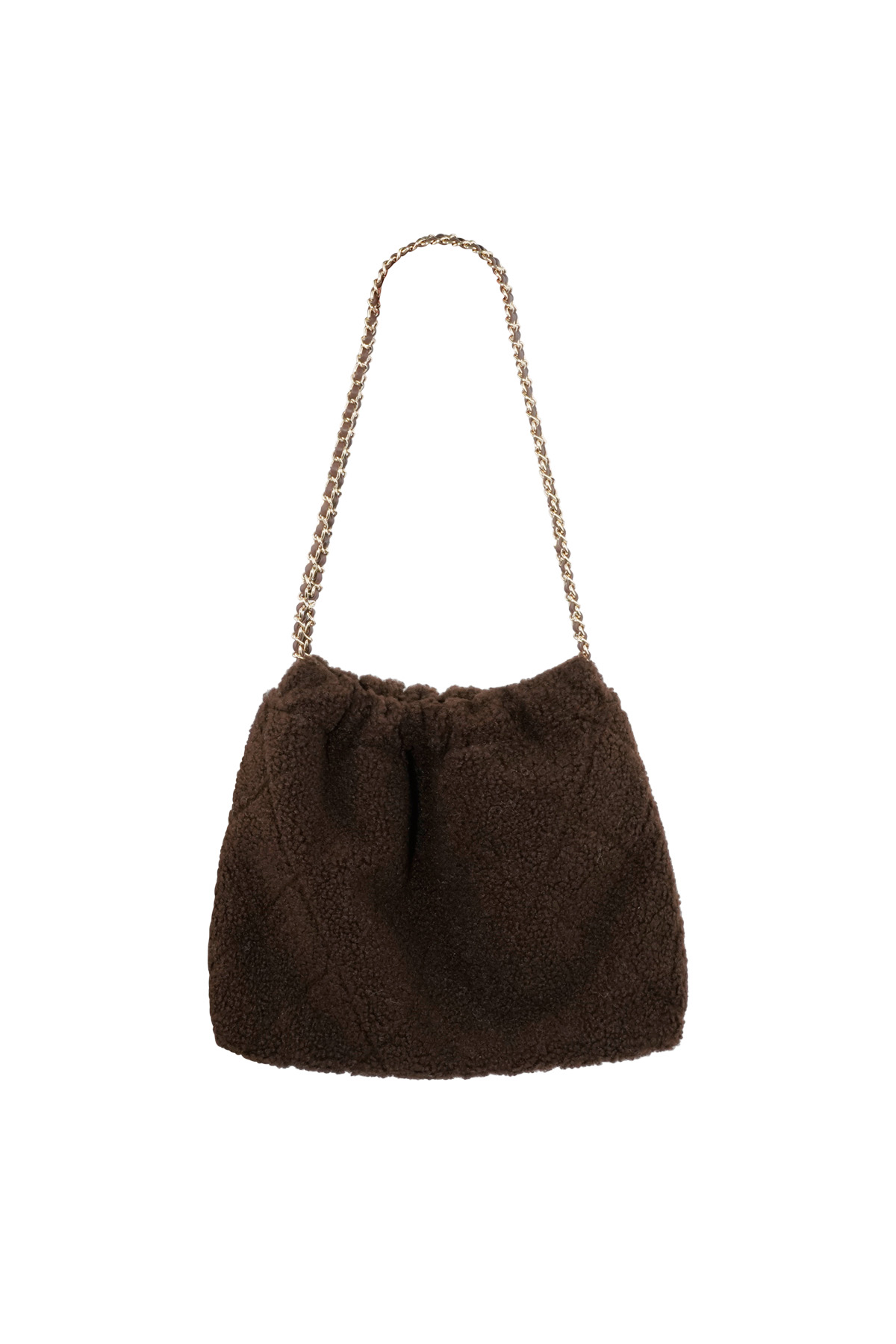 Sac soft touch - marron foncé h5 