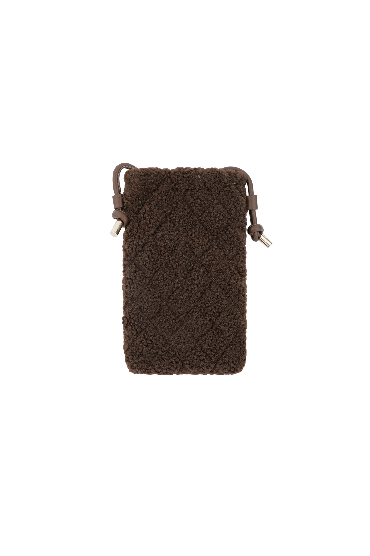 On-the-go telefoontas - donkerbruin Afbeelding5