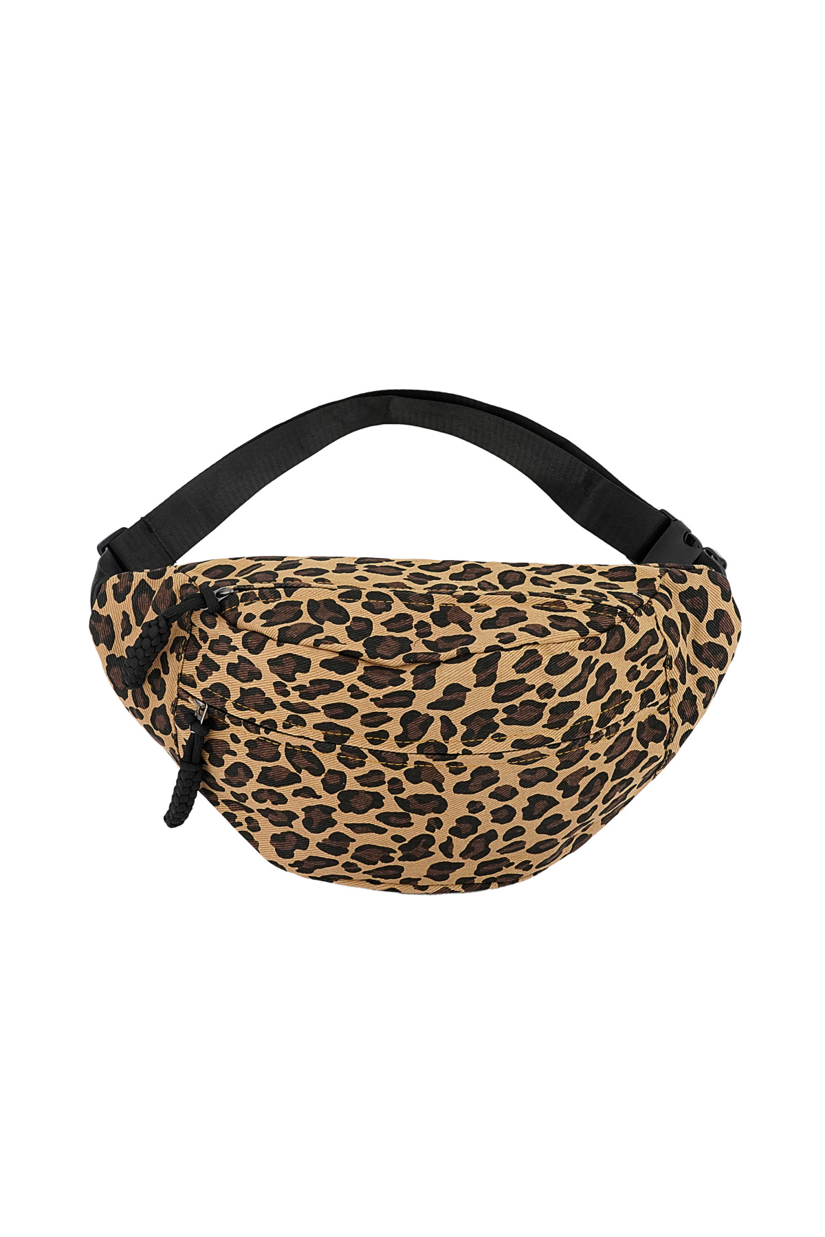 Hüfttasche mit Leopardenmuster - braun