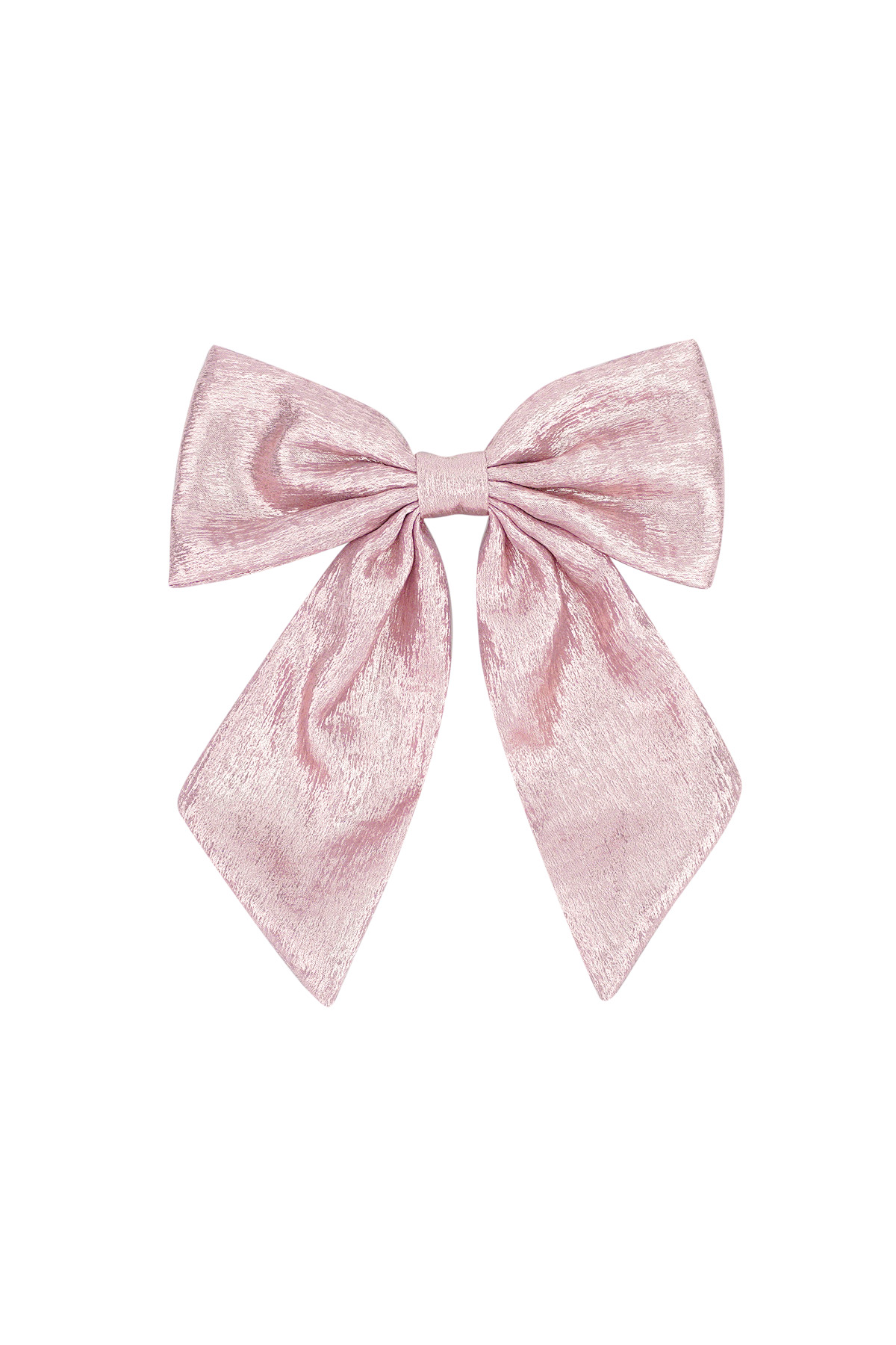 Bow hair clip - pink 