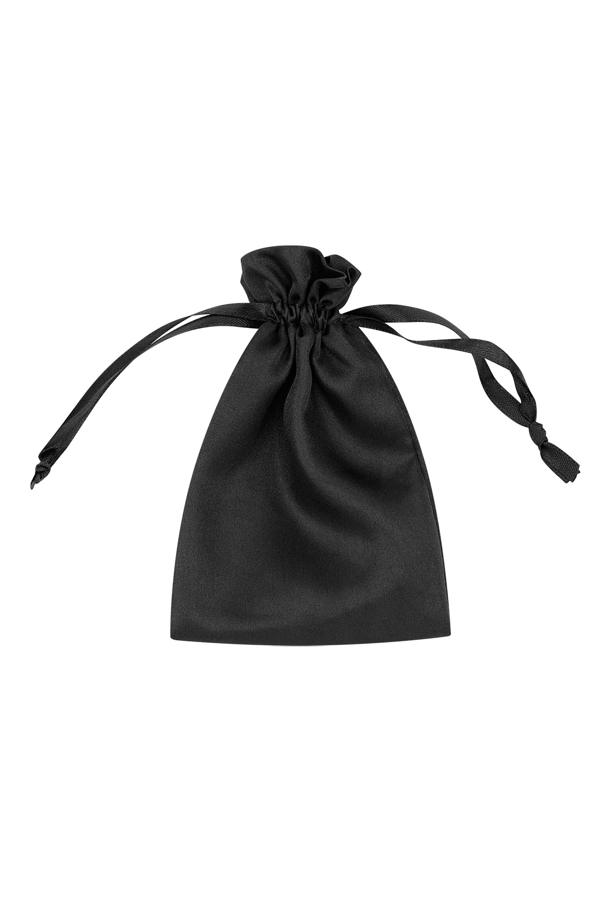 Jewelry bag satin basic - black