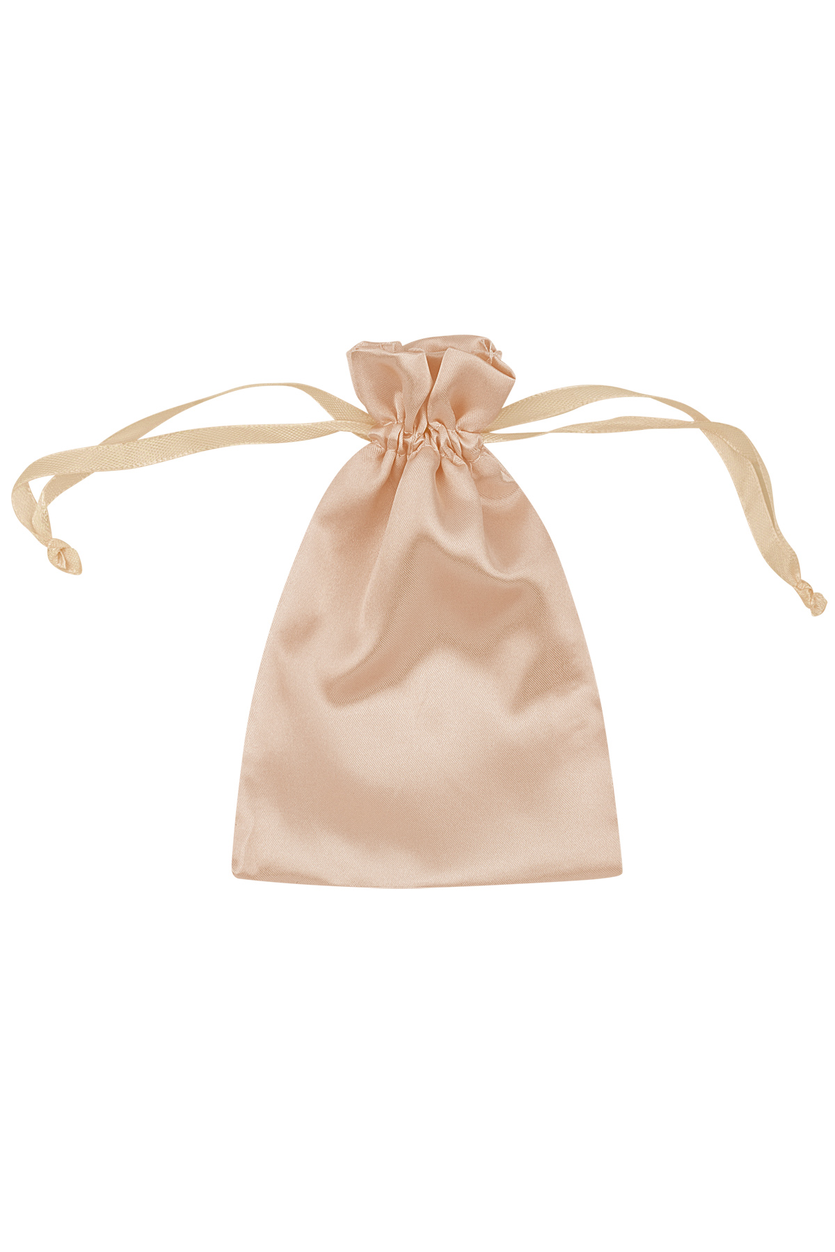 Pochette à bijoux satin basic - champagne h5 