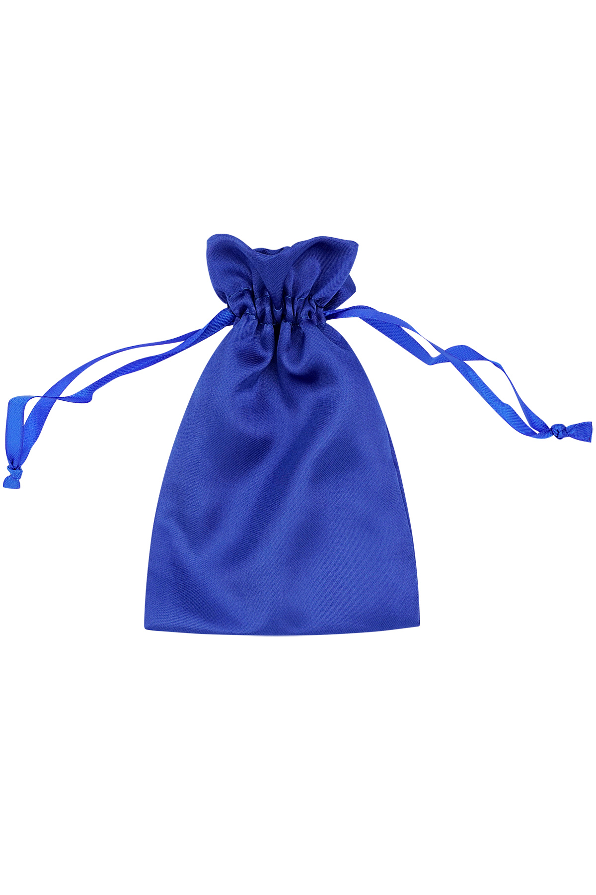 Jewelry bag satin basic - blue h5 