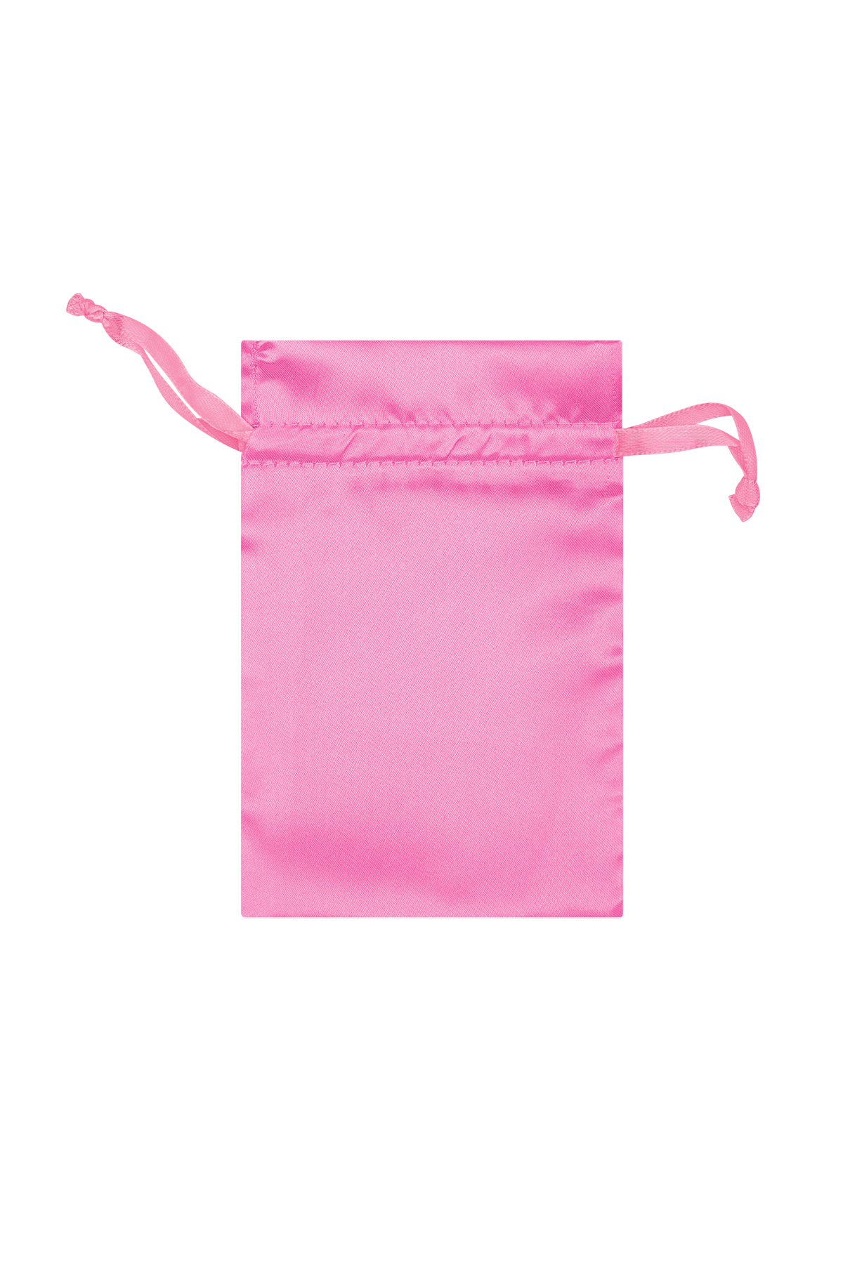 Basic satin jewelry bag - pink 2